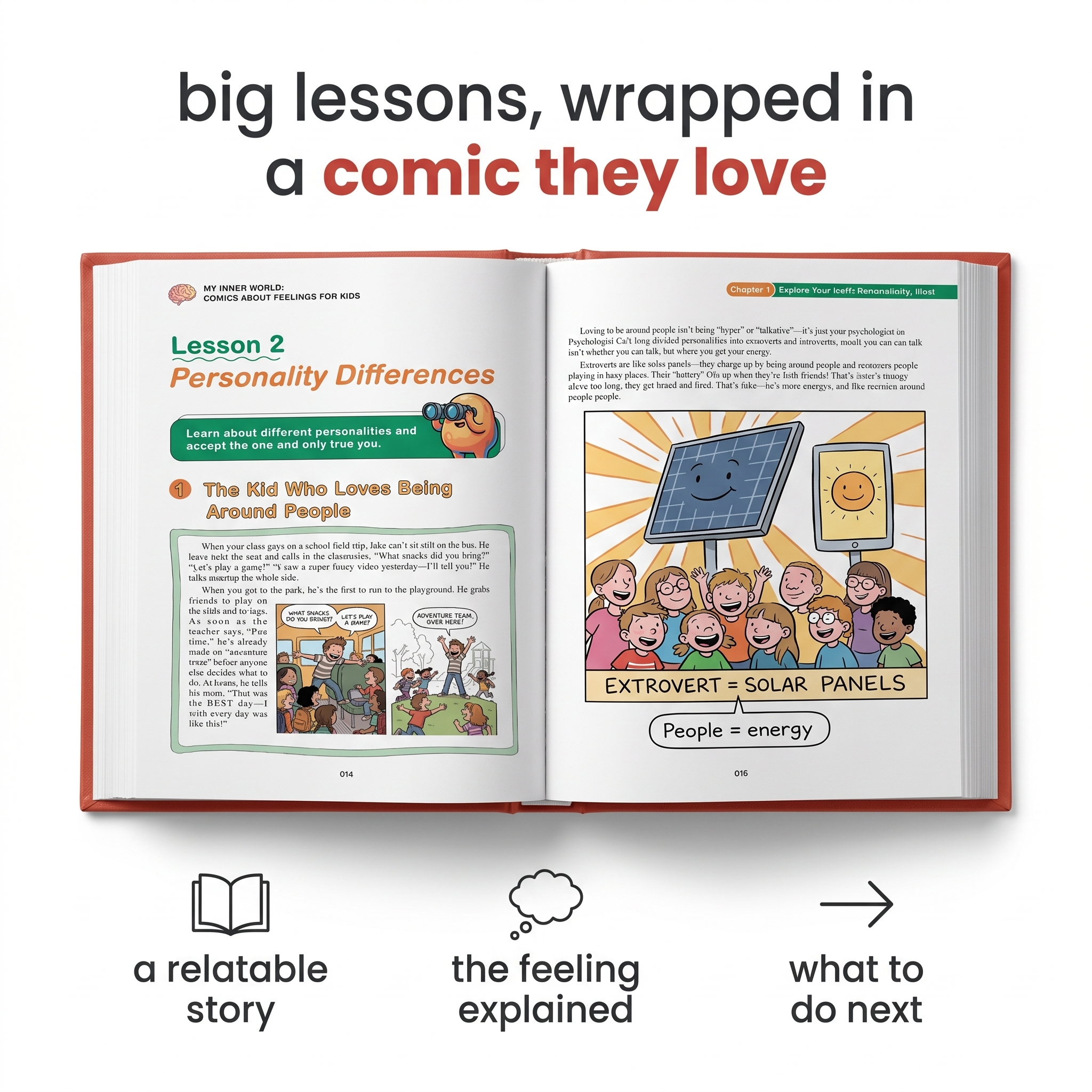 Feelings for Kids - A comic guide to psychology