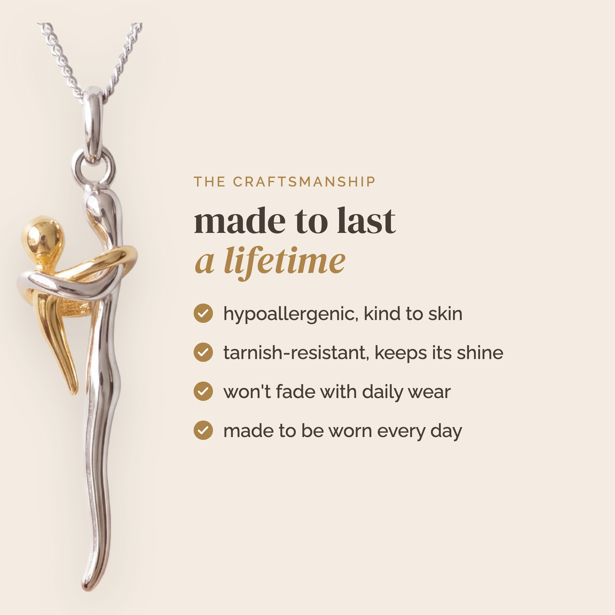 Embrace - Motherhood necklace